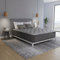 Contemporary bedroom interior featuring the Diamond Mattress Dreamstage 2.0 luxury quilted mattress for superior pressure relief and support.

