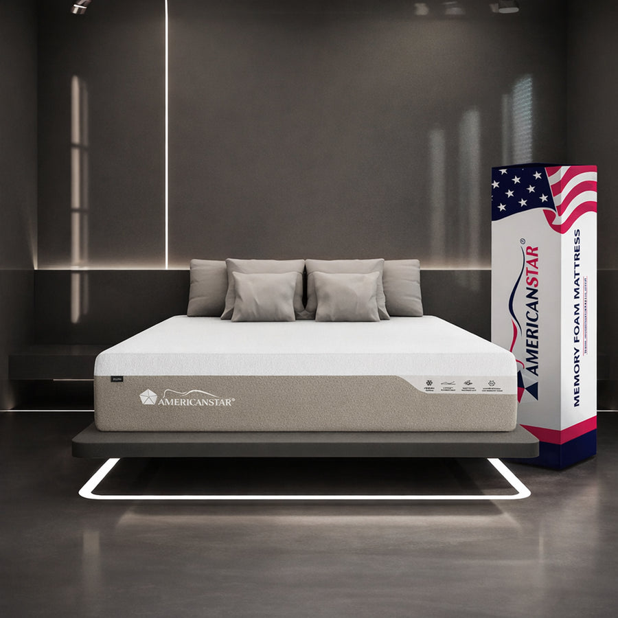 Sweet 12” Plush Memory Foam Mattress by Americanstar