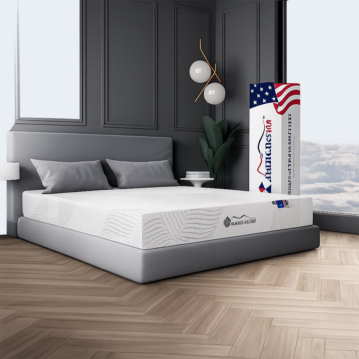 Capella 8” Medium Cool Gel Memory Foam Mattress Americanstar