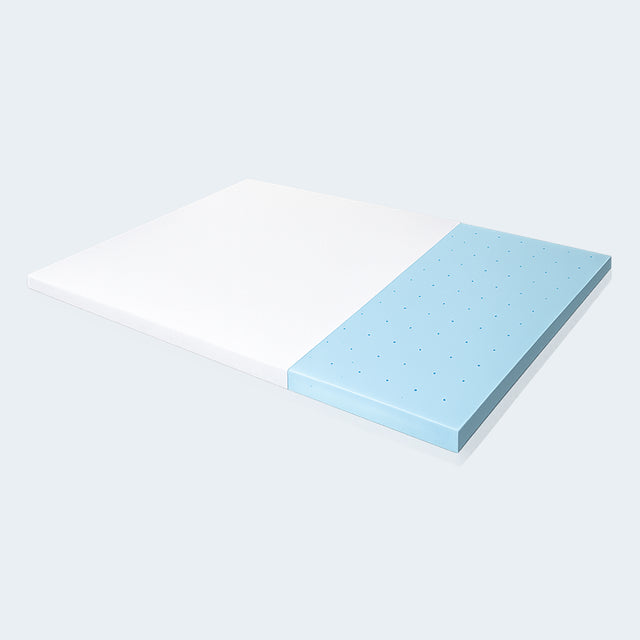 2.5 Inch Gel Memory Foam Mattress Topper by Malouf