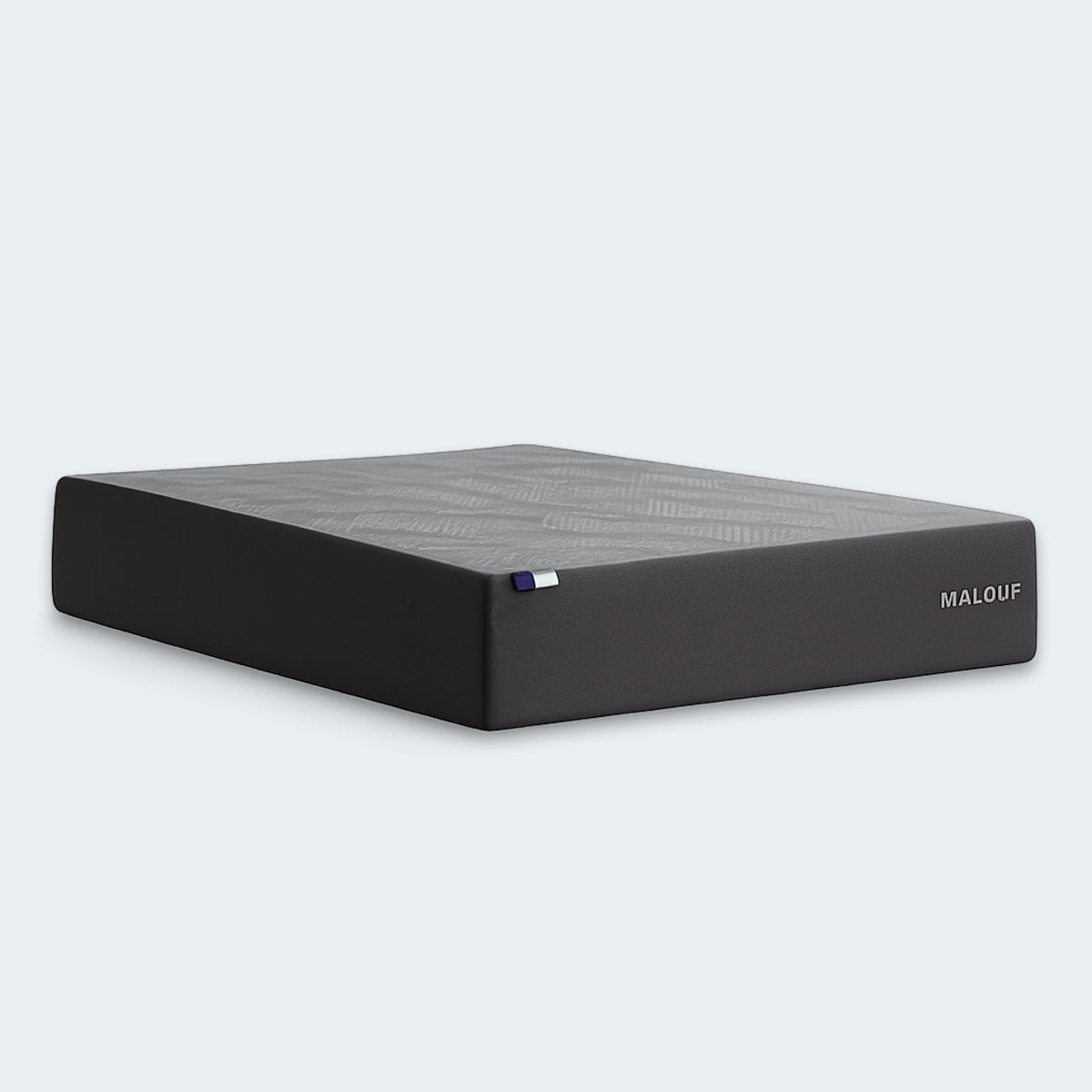 Side view of the Neve 10" Activair All-Foam Mattress by Malouf showing its modern low-profile 10-inch height.
