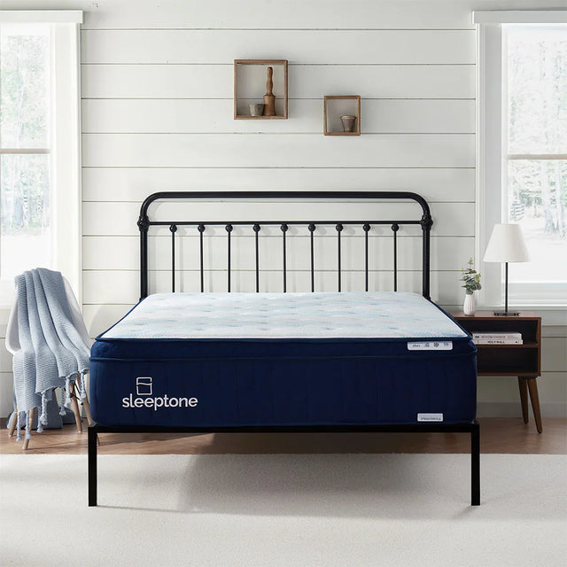 Sleeptone 14'' Hybrid Coil Mattress – Adjustable Comfort from Plush to Firm