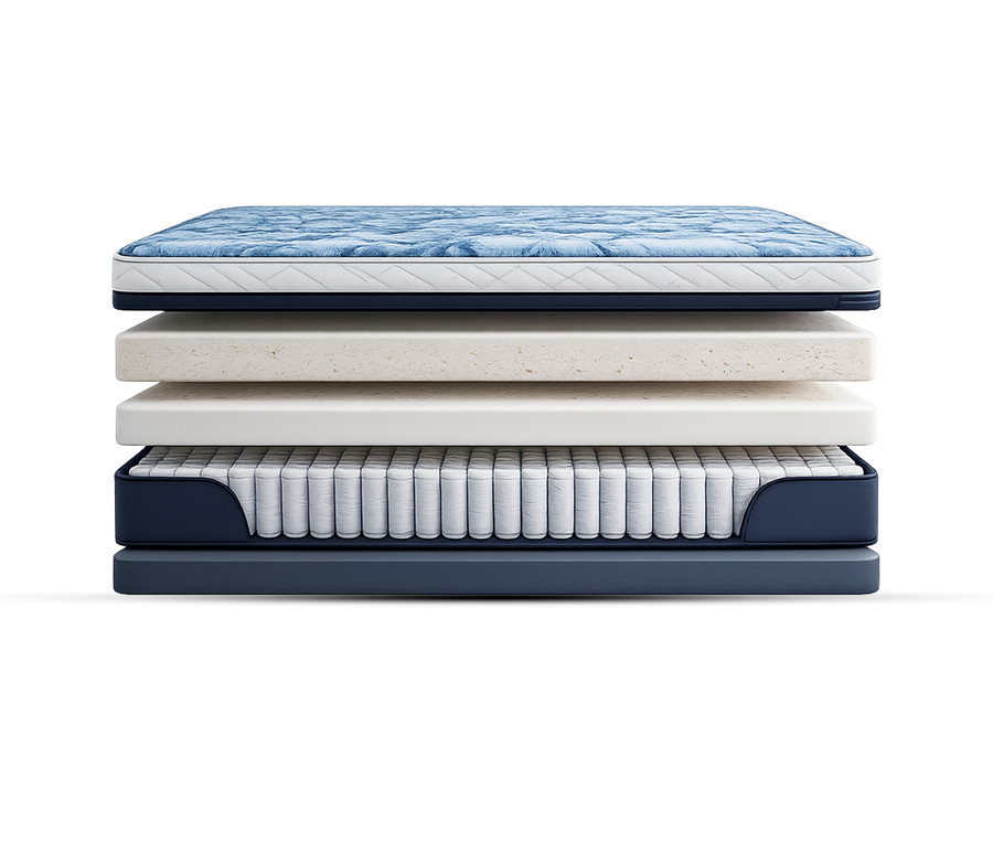 Sleep Fresh Cyprus 12" Copper-Infused Latex Hybrid Mattress