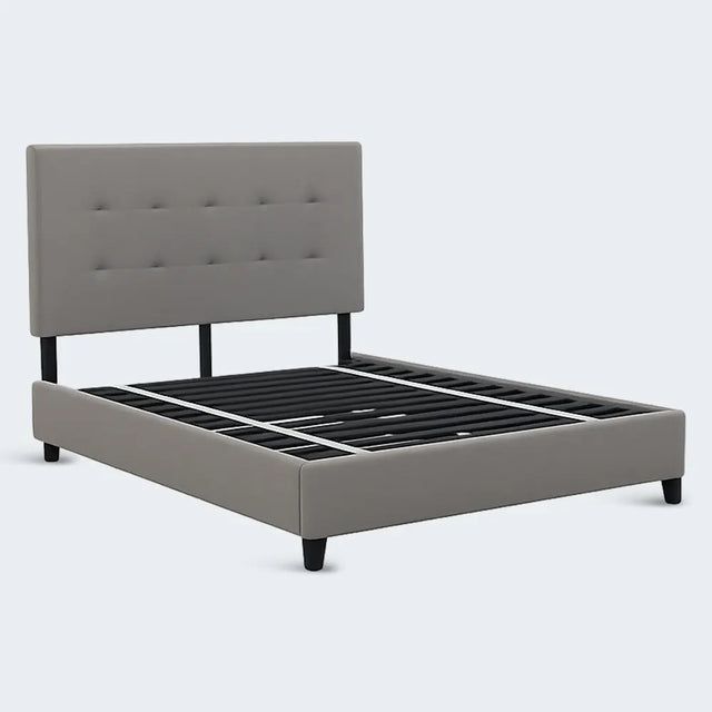 Hudson Tufted Upholstered Bed Frame By South Bay