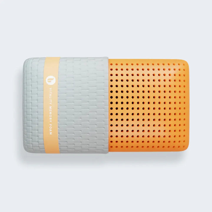 Vitality Memory Removable and Washable Padded Cooling Cover Pillow