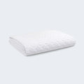 Top-down view of BEDGEAR Dri-Tec mattress protector with an advanced hexagonal moisture-wicking pattern.
