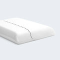 Essentials Dual Air-Foam Pillow by South Bay with white breathable cover for cooling neck support.
