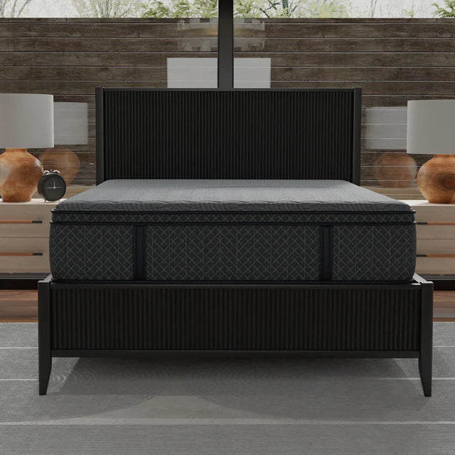 Allureluxe™ Bamboo Hybrid Elite With  Cooling Lumi Bands™ -  Patented Edge Support Medium 12 inch Mattress By South Bay