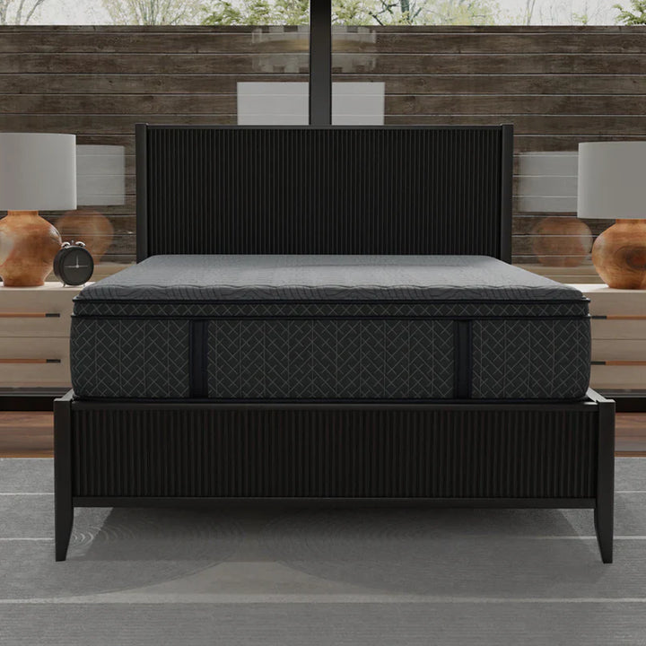 Allureluxe™ Bamboo Hybrid Elite With  Cooling Lumi Bands™ -  Patented Edge Support Medium 12 inch Mattress By South Bay
