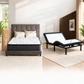 Sierra Sleep 12inch Plush & South Bay Pro S3 Adjustable Bundle by Cloudy