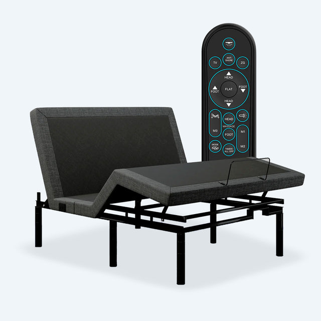 Smart 5i Custom Adjustable Bed Base, Wall Hugger, Massage, Zero-Gravity iDealBed
