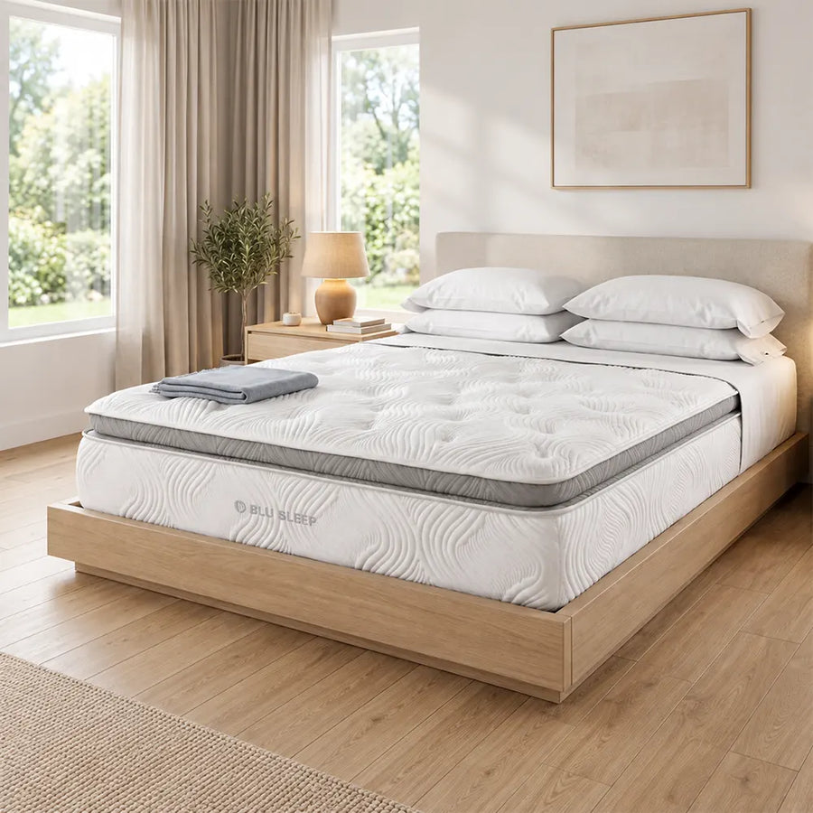 Vitality Summit Pillowtop 15 Inch Mattress by Blu Sleep