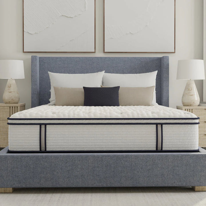 Sofinity Hybrid Signature, Sofinity Foam, Patented Edge Support  - Medium Firm Euro Top 12 inch Mattress By South Bay