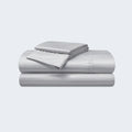 Grey BEDGEAR Hyper-Cotton sheet set, moisture-wicking and breathable for a cool sleep.
