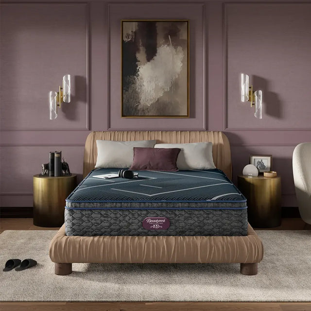 Beautyrest® World Class™ Hybrid Level Four Medium Apex Pillow Top 14 Inch Mattress