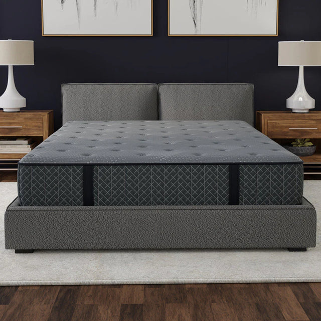 Allureluxe™ Bamboo Hybrid Advanced with Cooling Lumi Bands™ -  Patented Edge Support Medium-Firm 10 inch Mattress By South Bay