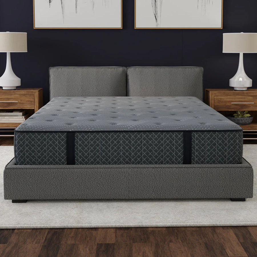 Allureluxe™ Bamboo Hybrid Advanced with Cooling Lumi Bands™ -  Patented Edge Support Medium-Firm 10 inch Mattress By South Bay
