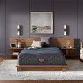 Beautyrest World Class Level Three 13" Medium Hybrid Mattress in a luxury bedroom setting for premium sleep.
