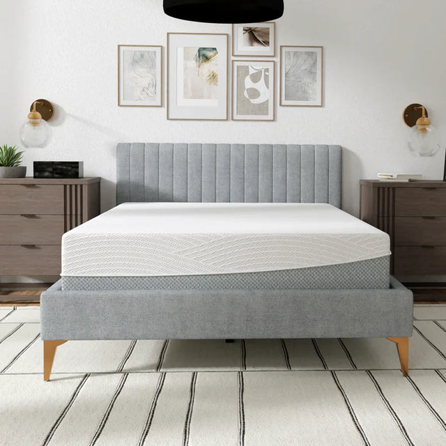 EcoCore Hybrid Deluxe - Plant Based Foam Patented Edge Support Medium Plush 12 inch Mattress By South Bay
