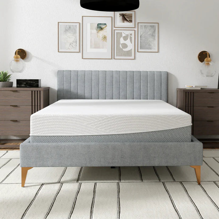 EcoCore Hybrid Deluxe - Plant Based Foam Patented Edge Support Medium Plush 12 inch Mattress By South Bay