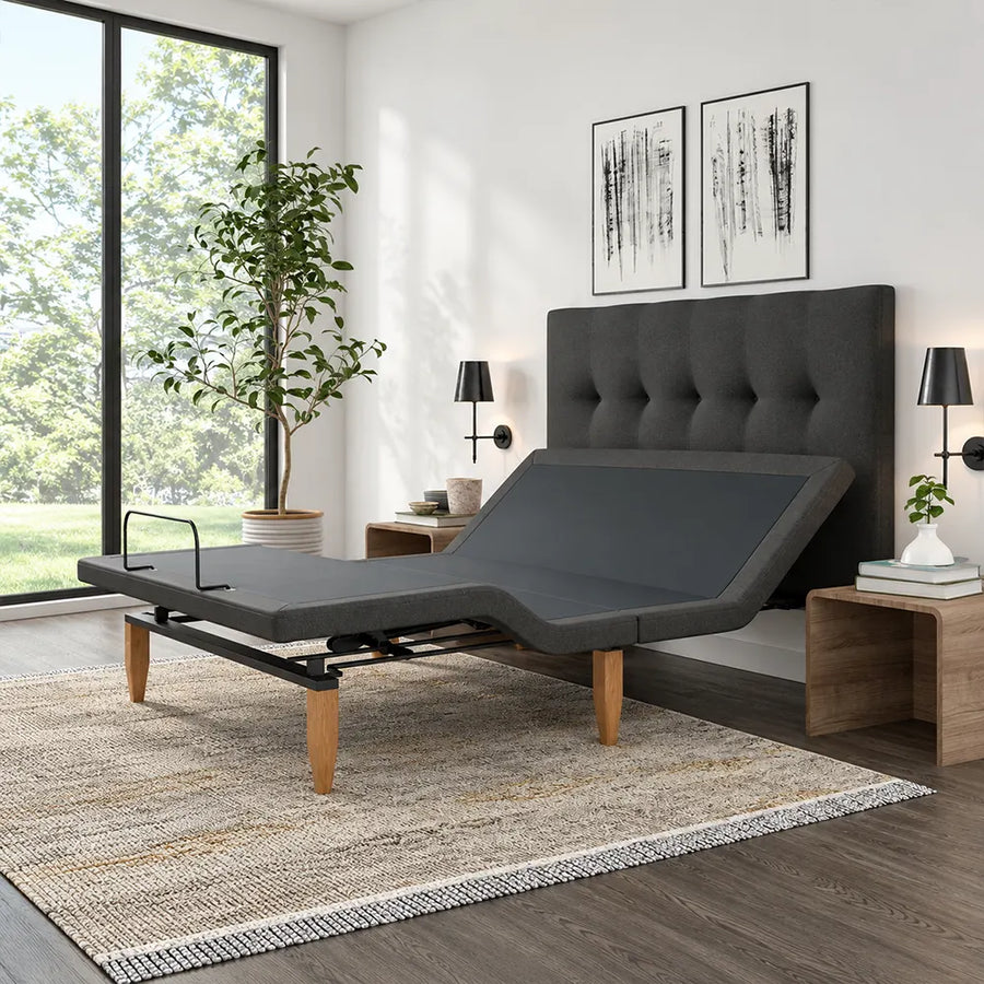 Sam Adjustable Base with Headboard by South Bay