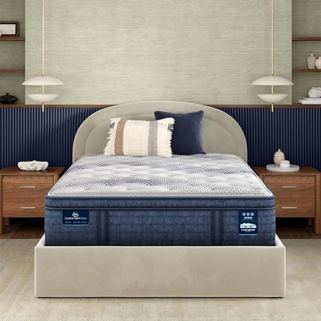 Serta iComfortPRO Quilted Buckingham Latex Foam Ultra Plush Pillow Top 16 Inch Mattress