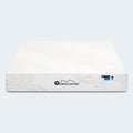 Front view of the Americanstar 8” Medium Cool Gel Memory Foam Mattress showcasing the durable side panel branding.