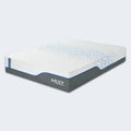 13 inch MLILY ChiroPro hybrid mattress featuring tri-zoned wrapped springs for targeted chiropractic support.

