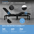 Nectar Luxe 14inch Hybrid & South Bay Wall-Hugger Adjustable Bundle by Cloudy