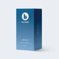 Blu Sleep Dream unscented memory foam pillow retail packaging for the high-profile Italian-made pillow.
