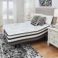 Chime 10 inch medium hybrid mattress on an adjustable base for personalized sleep and back support.
