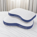 Stacked BEDGEAR Balance pillows in 3.0 and 3.X sizes, offering varied loft heights for side sleepers.
