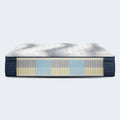 5-zone support system cross-section of the Serta iComfortPRO Buckingham latex foam mattress.