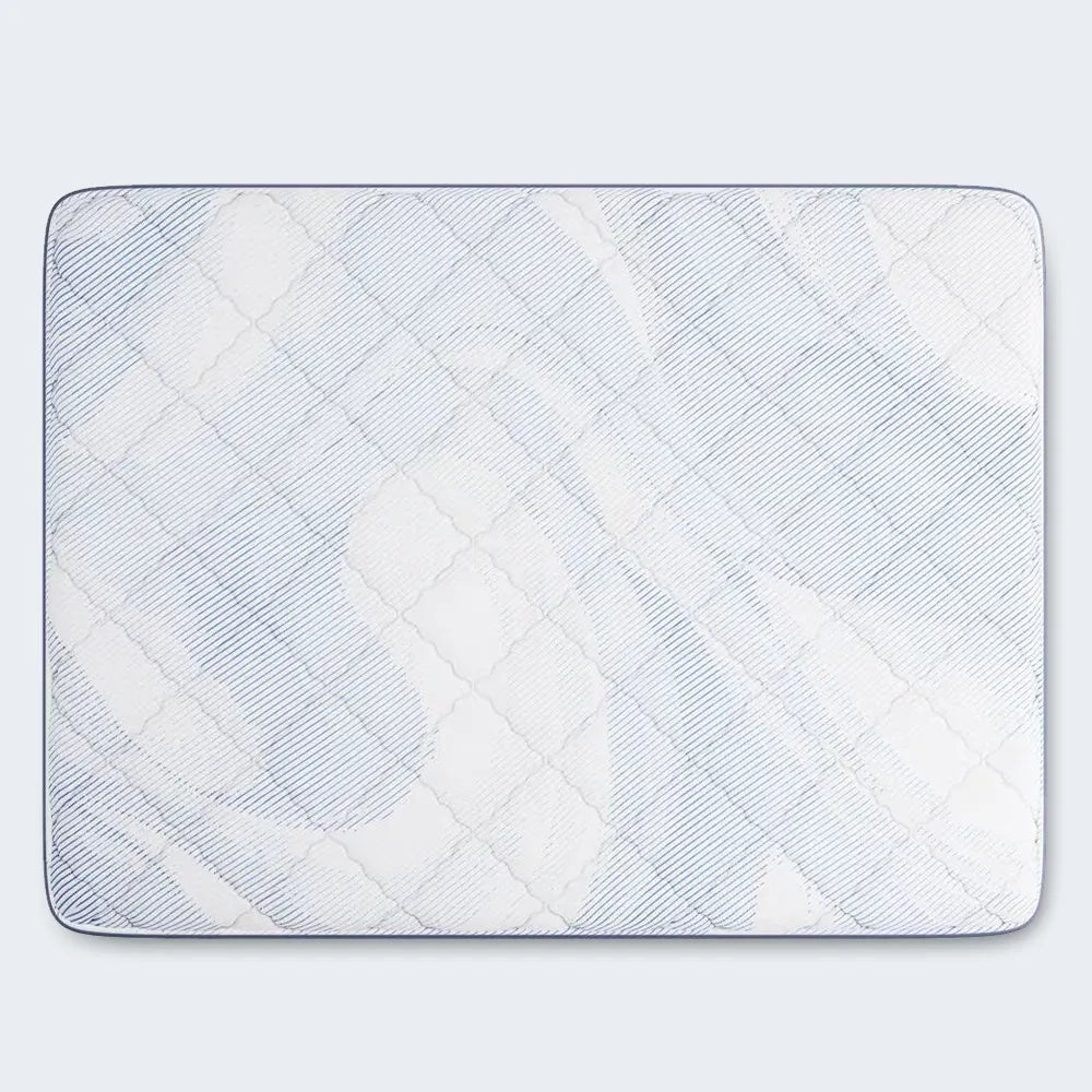 Breathable quilted surface of the Serta Perfect Day 10 inch medium mattress for cool sleep.
