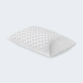 Malouf Z Gel Cooling Dough pillow with a breathable, moisture-wicking Tencel cover for a fresh sleep surface.

