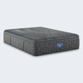 Simmons Beautyrest Level Two 14.75 Inch Medium Firm Pillow Top Mattress with a cool-to-the-touch surface.
