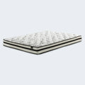Ashley Chime 8 inch firm innerspring mattress with a decorative moisture-wicking knit cover.
