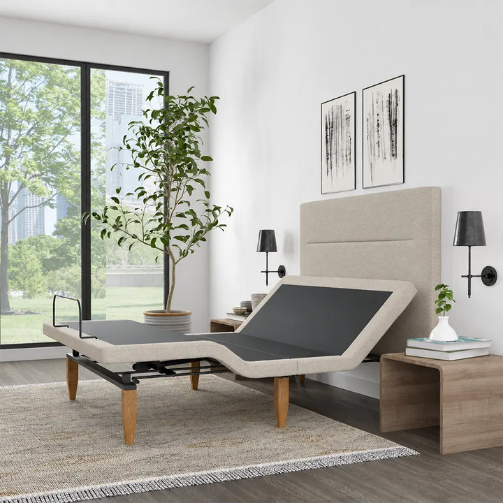Taylor Adjustable Base with Headboard by South Bay
