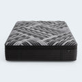 Frontal shot of the Dreamstage 2.0 Calm Quilted 15-inch Mattress by Diamond Mattress showing the bold geometric quilted design for maximum pressure relief.
