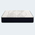 Side view of the Brighton Copper Euro Top Mattress highlighting the plush 12.5-inch hybrid profile.