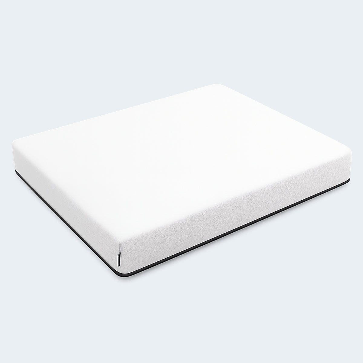 Top view of the Ease Medium Gel Memory Mattress showcasing the cooling performance fabric and textured diamond pattern.