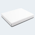 Top view of the Ease Medium Gel Memory Mattress showcasing the cooling performance fabric and textured diamond pattern.