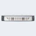 Internal cutaway of the Cascade Bluff Hybrid Plush mattress showing pocketed coil support and soft foam.
