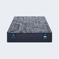 Front view of Serta Perfect Sleeper X Knox Firm mattress featuring cooling and 5-zone support labels.

