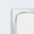 BEDGEAR Dri-Tec crib mattress protector Powerband elastic ensures a safe, secure, non-slip fit for toddlers.

