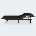 Side profile of the Comfort Premier Steel Adjustable Bed Base by Ashley showing independent head elevation for reading or anti-snore relief.
