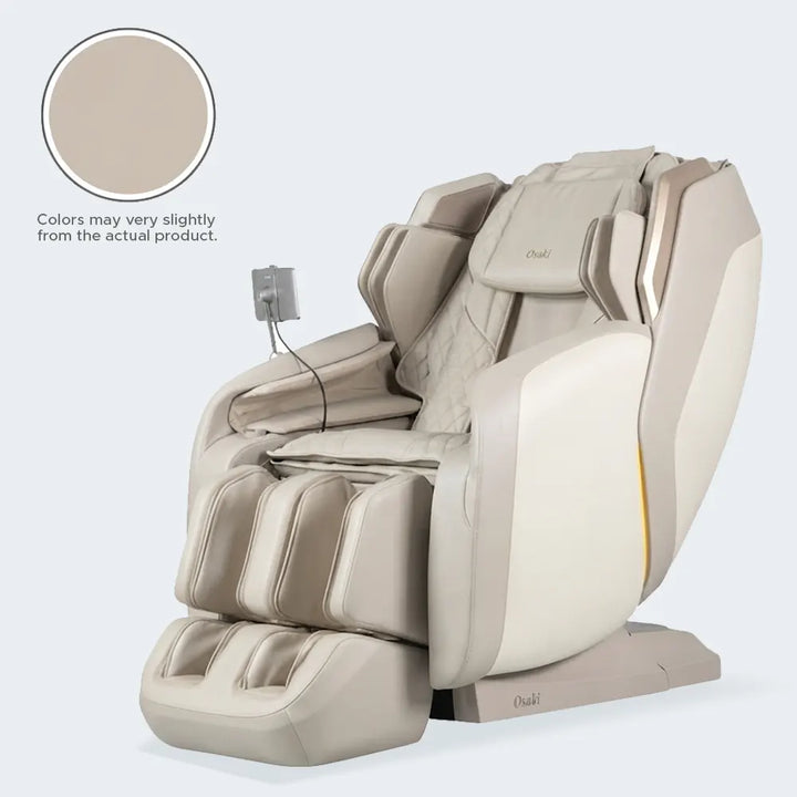 Osaki Duke XL 4D Massage Chair, Big and Tall, 400 lb Capacity, Heating Shawl, AI Health Detection, SL-Flex Track