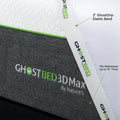 Close-up of 2-inch GhostGrip elastic band on fitted GhostSheets, fitting mattresses up to 15 inches thick.
