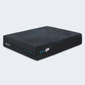 14 inch Americanstar Presidential Lux SilkFoam plush mattress with a premium black cooling cover.
