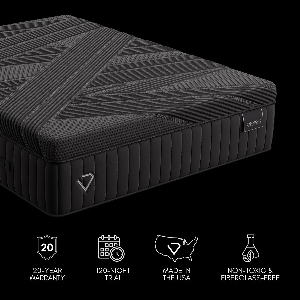Black Diamond All Foam Mattress by Diamond